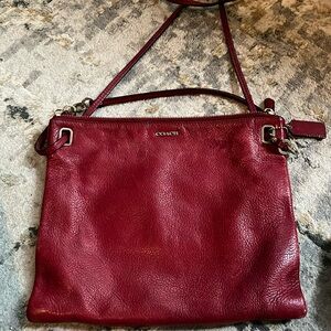 Red coach crossbody